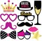 Bachelorette Party Photo Booth Props - 36 Piece Set - Bachelorette Party Decorations, Favors, Gifts and Ideas